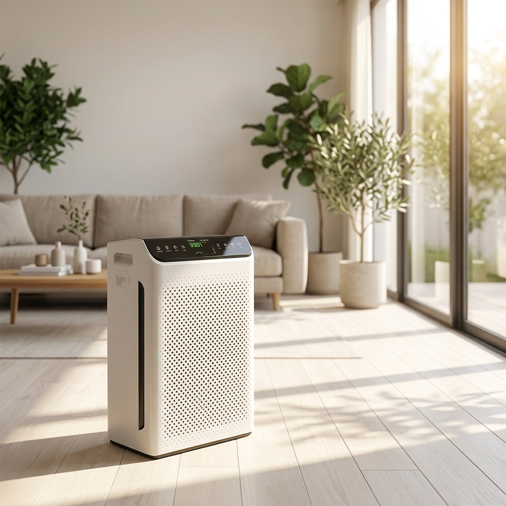 Purificateur d'air anti-allergie KJ450F 450m3/h CADR, ultra-silencieux 70dB, filtre HEPA