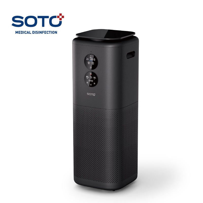Purificateur d'air domestique électrostatique intelligent SOTO Y9 contrôlé par application, écran tactile, verrouillage enfant, filtre HEPA H13