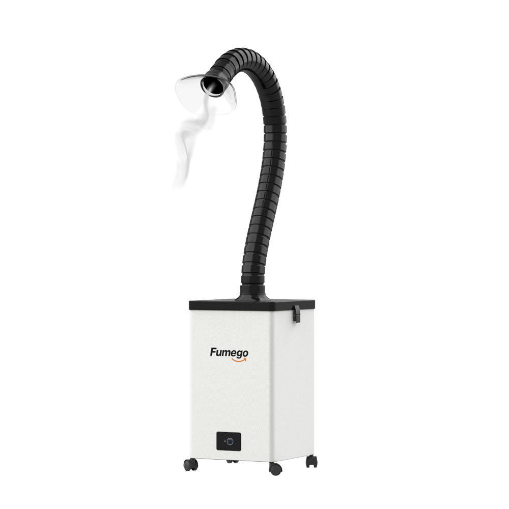 Aspirateur professionnel XF250 avec filtre HEPA à trois couches (efficacité 99,99%) mobile pour salons de manucure/coiffure