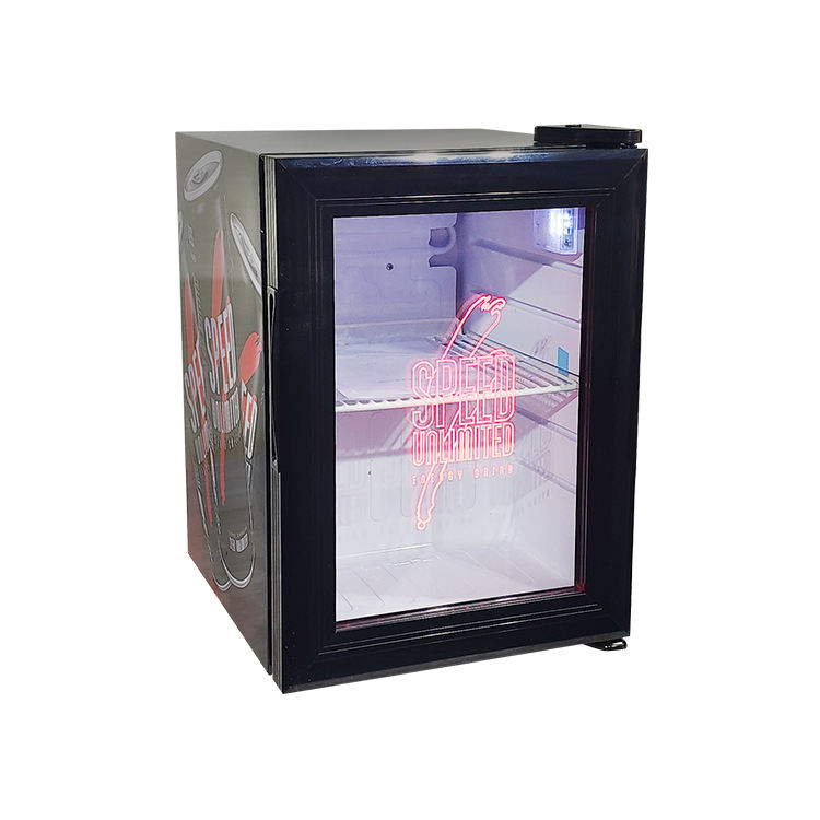 Meisda SC21 Mini comptoir lait boisson réfrigérateur verre porte affichage refroidisseur pour petit réfrigérateur affichage